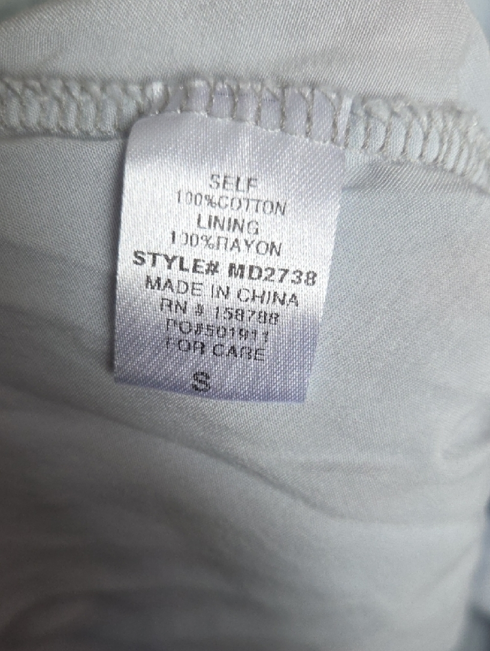 MARBLE Pale Blue Ruffle-Shoulder Maxi Dress - Picture 7 of 7